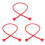 3X Magic Objects Magic Rope Magic Tricks India Magic 95CM 1