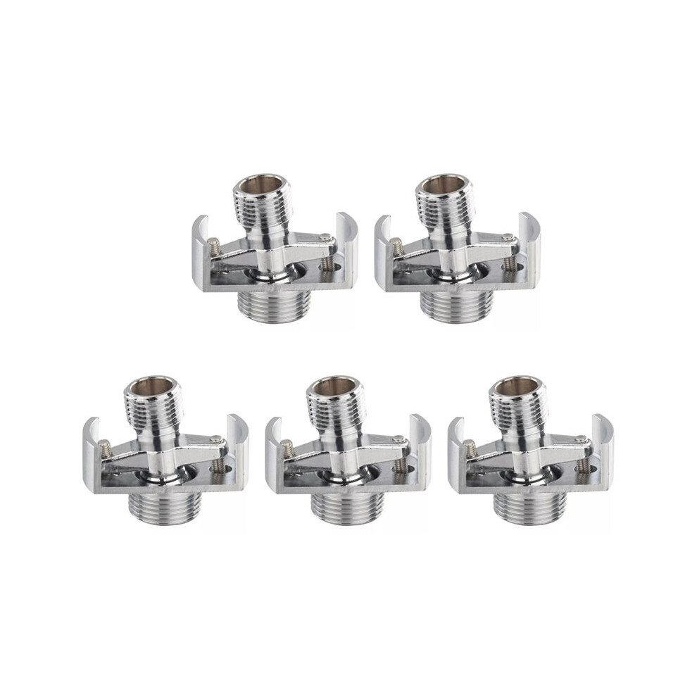 5X Adjusting The Angle Of Intake Pipe Copper Shower Head Angled Curved Foot Eccentric Screw Corner Faucet Accessor A 4713816305219