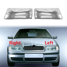 4X for Skoda for Octavia 2001 2002 2003 2004 Left Headlight Shell Lamp Shade Transparent Lens Cover Headlight Cover