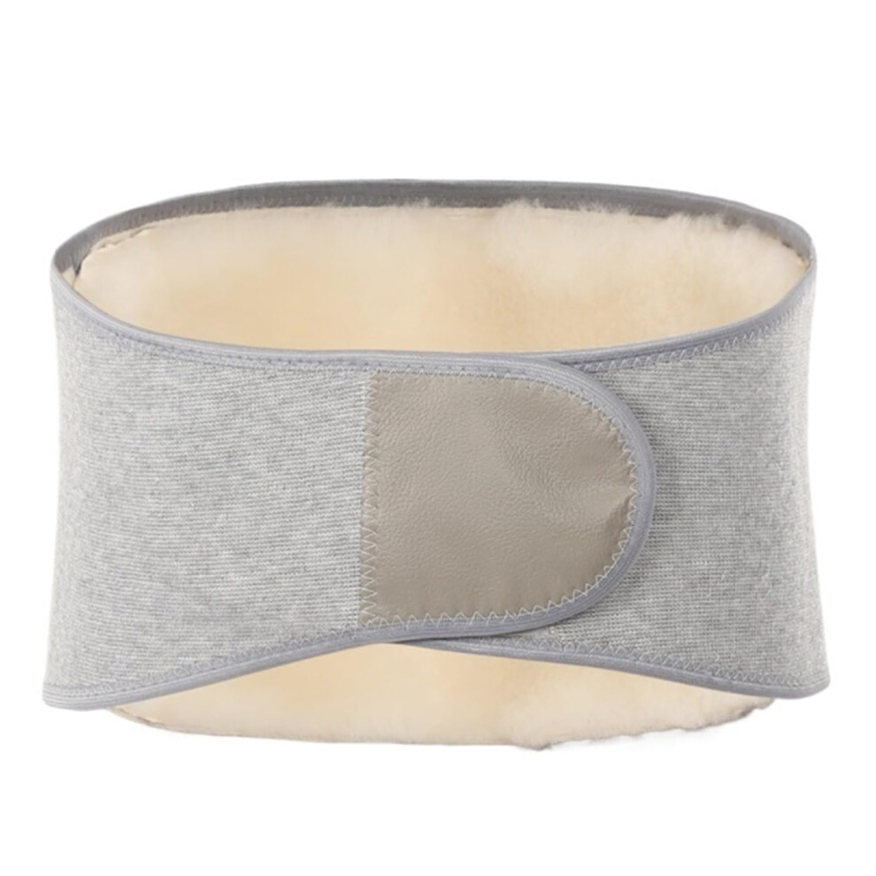 Back Support Belt for Sports, Thickened Plush Warm Belt for Men and Women, Winter Elastic Belt (Large)
