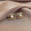 French Chic Pearl Crest Crystal Earrings 5