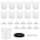 2Set 600CC Disposable Paint Cup Spray Cup Paint Mixing Tank Type H/O Quick Disposable Cup Spray 6