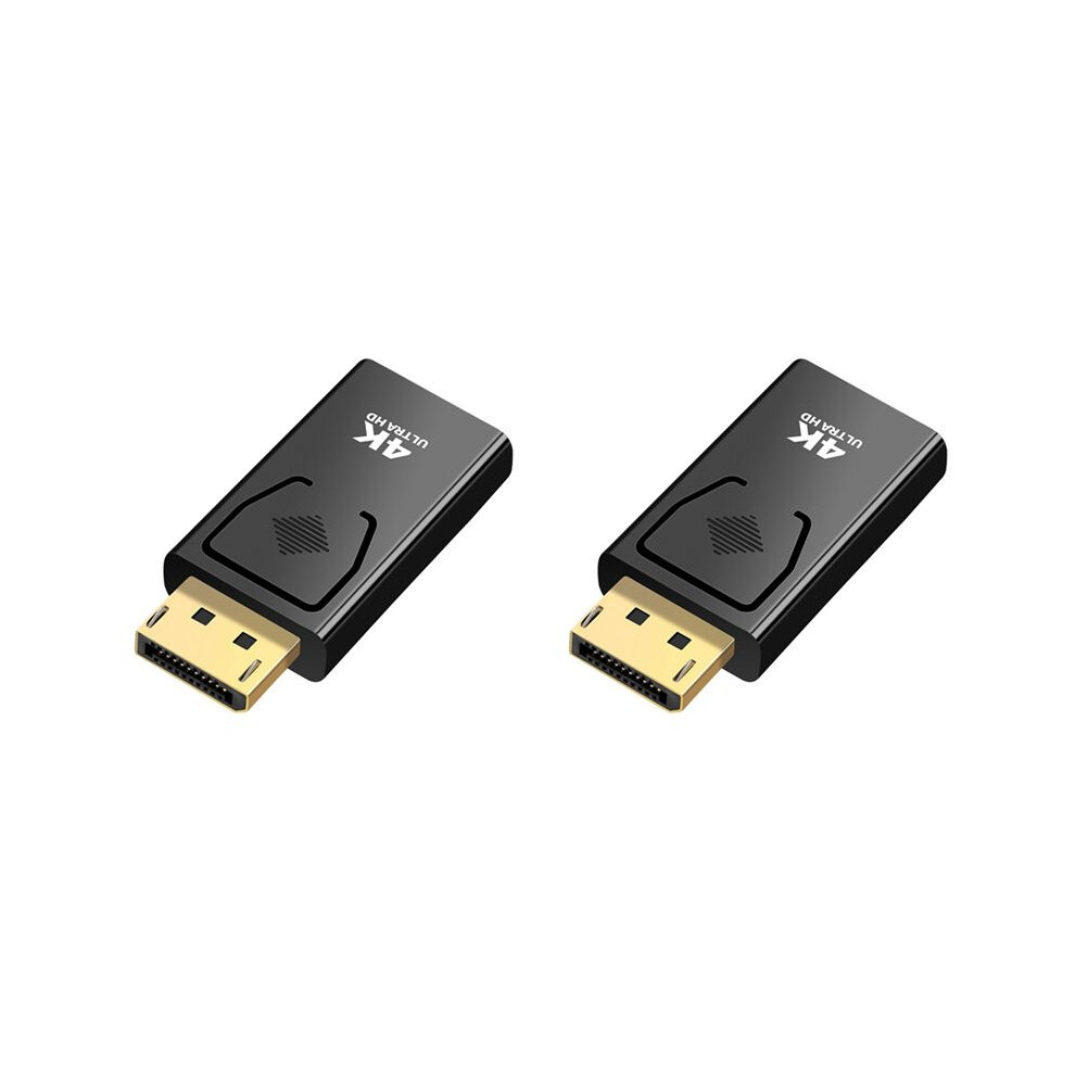 2X 4K Dp To Hdmi-Compatible Video Adapter Displayport Male To Hdmi-Compatible Computer Tv Monitor Converter For Pc Tv 6132964731677