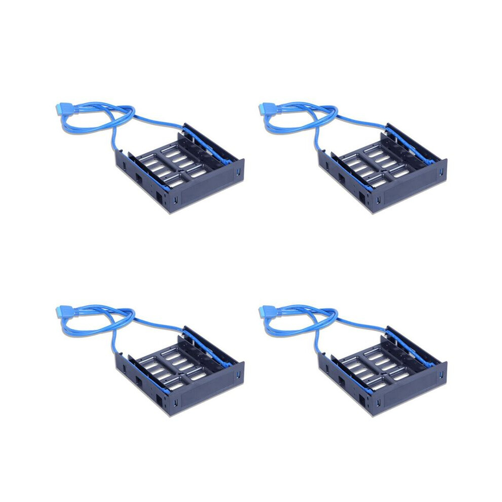 8X Usb 3.0 Front Panel With 3.5Inch Device/Hdd Or 2.5Inch Ssd/Hdd To 5.25 Floppy To Optical Drive Bay Tray Bracket 4712358660602