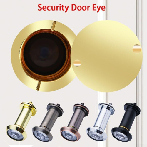 180degree wideangle door peephole for stable performance and style (black) 1