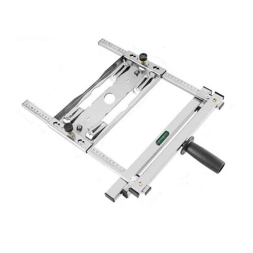 Woodworking Circular Saw Chopping Board Tool Edge Guide Positioning DIY Steel Construction Easy Operation Round Handle PushPull Cutting Function