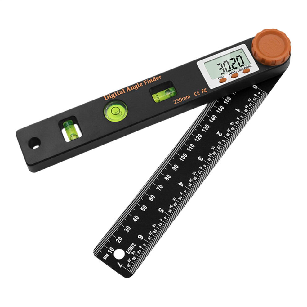 Angle Gauge Ruler Quality Aluminum, Digital Lcd Protractor 7Inch Multipurpose Tool 9412369660220