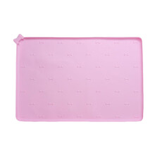 Puppy feeding mat 60x40cm silicone nonslip, quickdrying, leakproof, Pink A