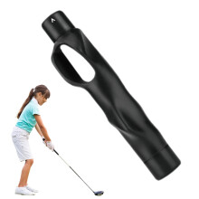 Golf Club Grip for Swing  Golf Club Corrector for Beginners (Full Black)