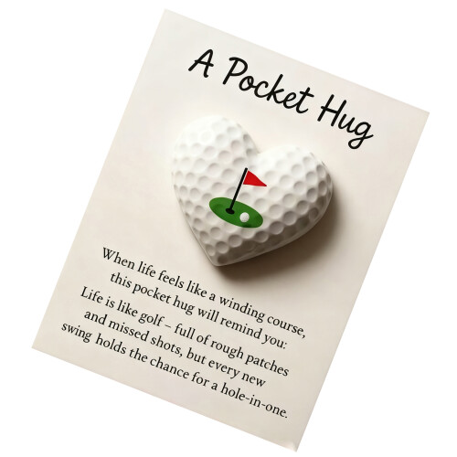 Pocket Sized Golf Motivational Plastic Inspirational Gift For-D