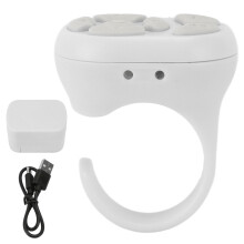 Controle remoto Bluetooth sem fio para câmera de vídeo curta e música, novo controle remoto para virar páginas com conexão Bluetooth confiável