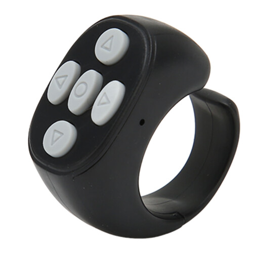 Smart Scrolling Ring, Bluetooth Remote Control Page Turner for Mainstream Apps, Rechargeable Design Ensuring High Performance and Easy Page Turner for 1