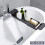 Elevate Your Bath Experience: Expandable Bath Caddy, Multifunctional Organizer With Durable Material And Drainage Ventilation, Adjustable Bathtub Rack 1