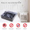Fabric Storage Boxes, Elegant Linen & Cotton Drawer Organizer 6