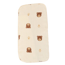 Quick Dry Gauze Towel Infant Face Towel Reusable Soft-cute bear