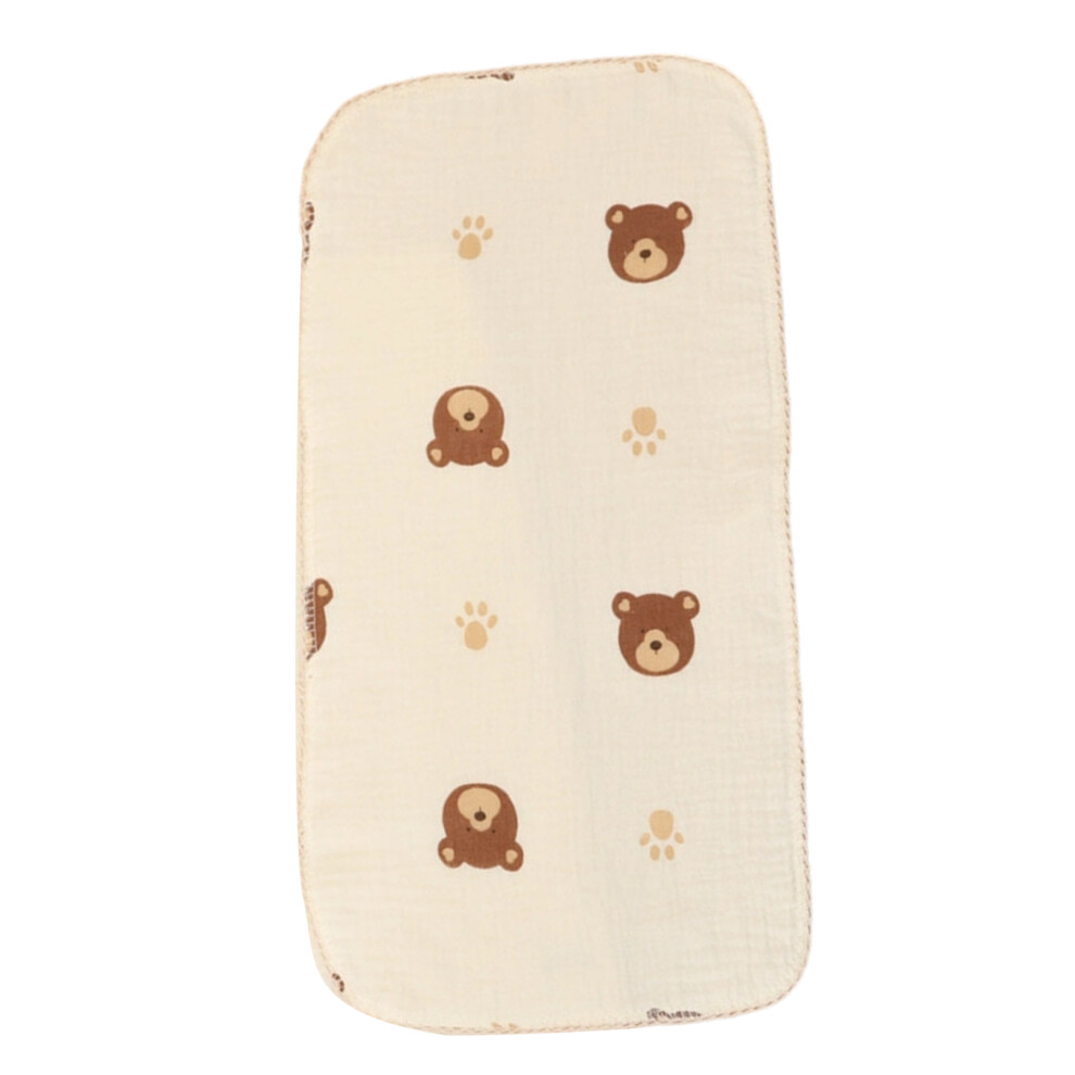 Quick Dry Gauze Towel Infant Face Towel Reusable Soft-cute bear