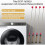 Washing Machine Suspension Rod Anti Vibration Washer Stabilizer 6