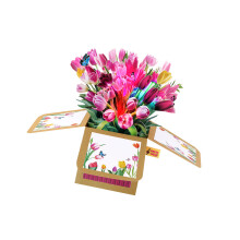 Musical Light Up Tabletop Greeting Card-tulip mijin birthday