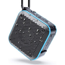 Altavoz portátil de malla metálica con revestimiento IPX7 resistente al agua, Bluetooth 5.0, ideal para fiestas en la playa o piscina, con graves