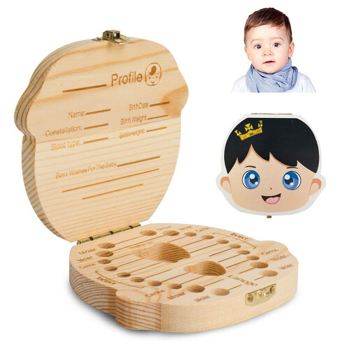 Keepsake Box for Baby Teeth, Machine Washable Cold, Built to Last, for Timeless Elegance Patterns