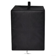 Dust cover for ice cream maker, waterproof, protective Oxford fabric cover with storage pockets, 17 x 42 x 48 cm, Black