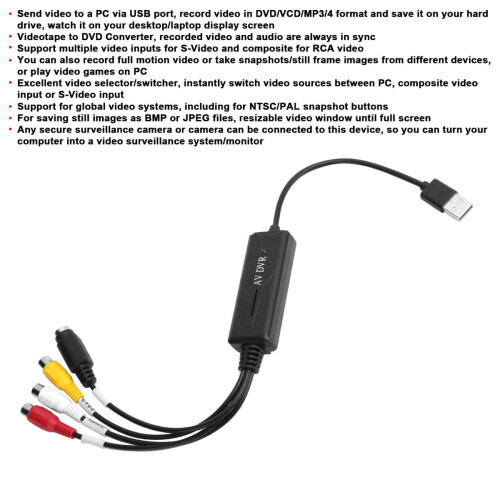 Κάρτα λήψης βίντεο Συσκευή plug and play Μετατροπέας USB Type C σε DisplayPort Προσαρμογέας HD 2