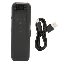 Minicámara corporal con vídeo HD 1080P y visión nocturna infrarroja para seguridad y aventura.