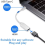 Φορητός διανομέας οθόνης, προσαρμογέας USB C σε HDMI, συμπαγής σχεδιασμός, συμβατός 7