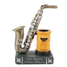 Figurină saxofonist, cadou muzical de colecție care adaugă o notă de sofisticare colecției tale
