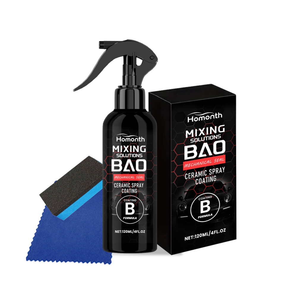 (Set) Automobile Ceramic Coating Spray Set Automobile Surface Cleaning Stains Mirror Brightening Polishing Maintenance 6900054948942