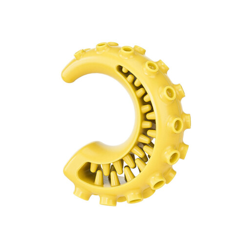 Interactive Squid Tentacle Pet Toy Stimulates Mind While-Yellow