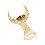 Middle Eastern Moon Tower Candle Stand Stable Structure-gold 1