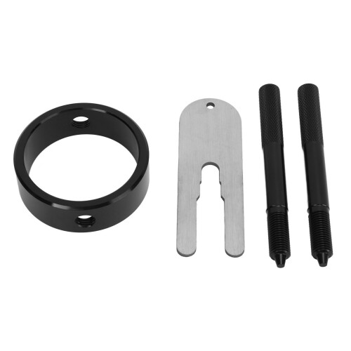Fork Spring Compressor Tool Set, Made in the USA Universal Motorcycle Fork Spring Compressor Kit 4 Durable Fork Maintenance, Efficient Compression w/ 1
