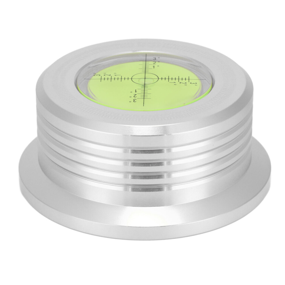 Record Weight Stabilizer For Vinyl Turntable, Turntable Disc Record Stabilizer With Bubble Level Speed Detection 50Hz 33Rpm 45Rpm Stroboscopic Scale, 9416038818752