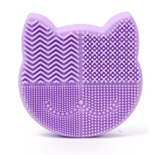 Glantóir Scuab Smididh, Bosca Silicone Dé-Úsáide Fliuch agus Tirim le haghaidh Scuaba Glantacháin Dhomhain & Glantacháin Thapa (Dathanna