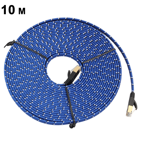 Καλώδιο νάιλον Cat7Ethernet, επίπεδη σχεδίαση που εξοικονομεί χώρο, μετάδοση δεδομένων 1