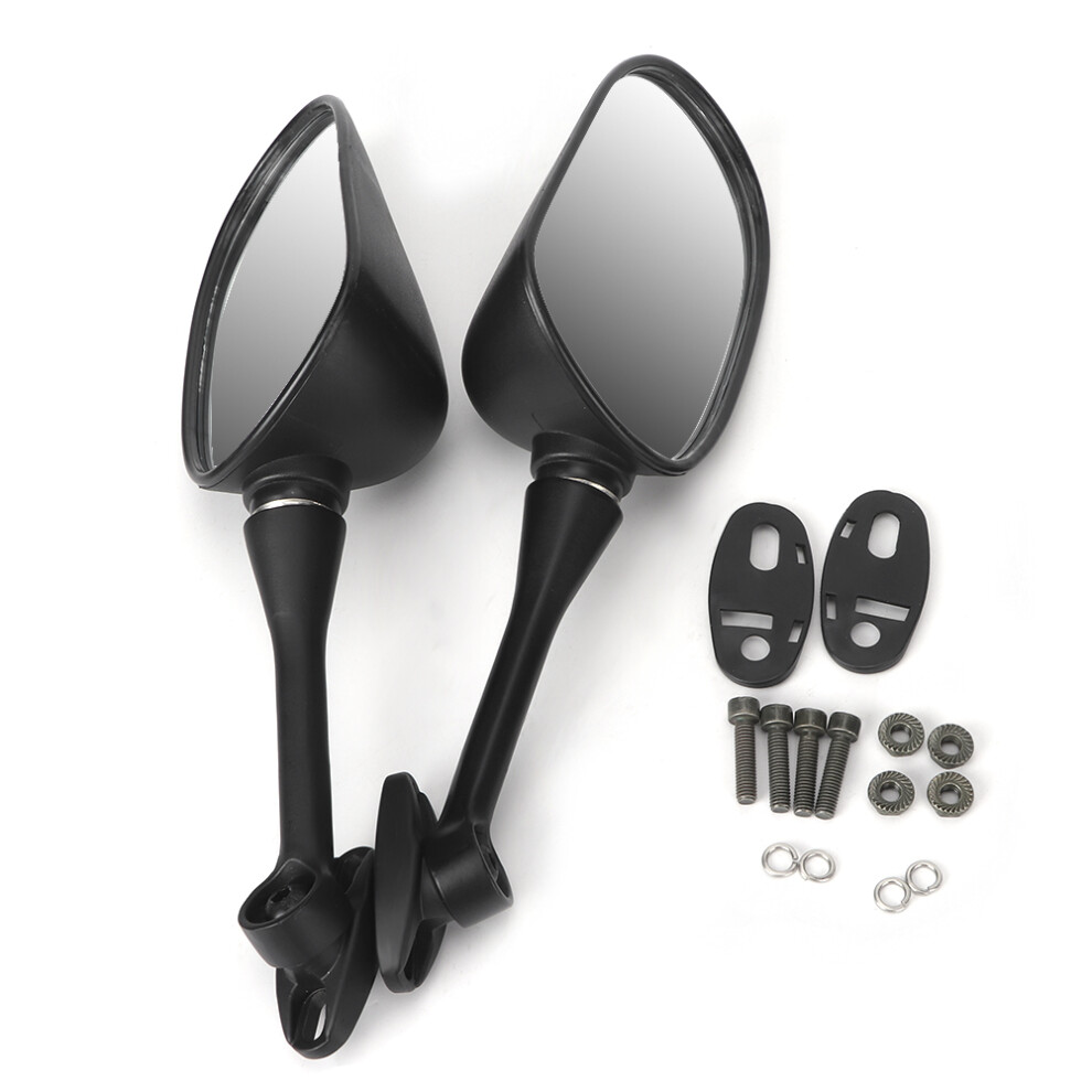 Motorcycle Side Mirrors Clear Optical Glass Easy To Install High Strength Pp Housing For H&Onda Cbr600rr Cbr1000rr | High Performance | Reliable Black 9139052980983