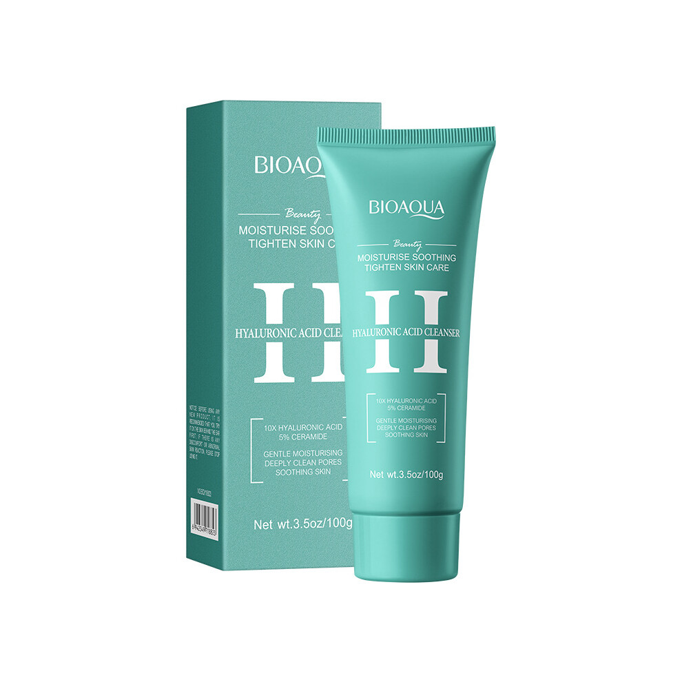 (Facial cleanser 100g) Facial Cleanser 100g BIOAOUA Soothing Gentle Cleansing Facial Cleanser
