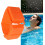 Waterproof Pool Float Belt, Adjustable with Back Float, Comfortable Fit for Women, Men, Orange 80 cm 5