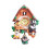 Khaki Decorative Hanging Cuckoo Clock with Hourly Chirping 1