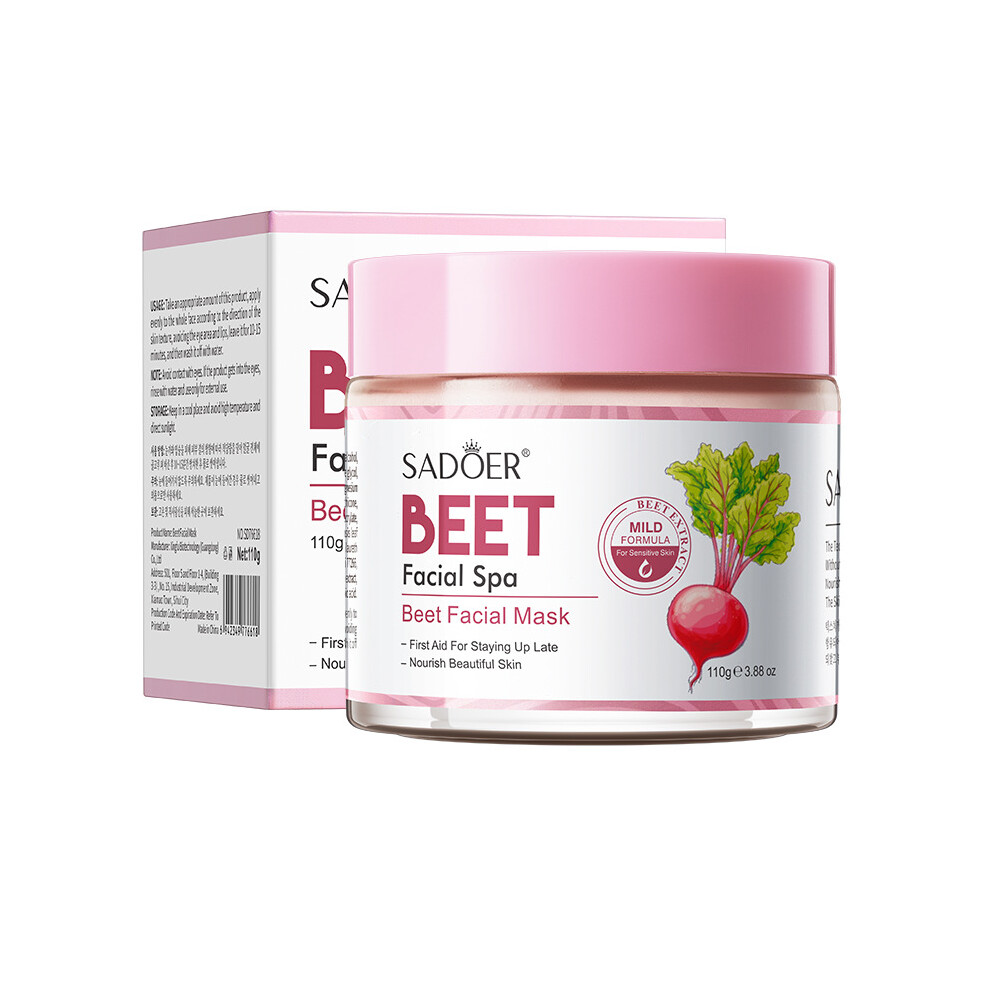 (Beet Mask 110g) Apply facial mask Moisturizing and hydrating skin mask