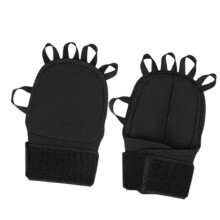 Adjustable wrist weights for hand strength and fitness, nonslip weighted gloves for gym and workout, Black, 49 x 19 cm