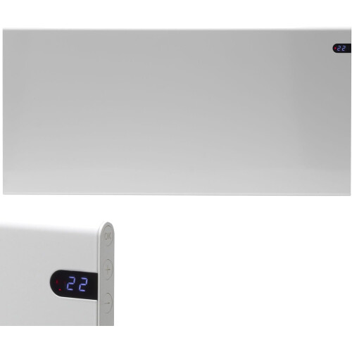 (White, 1000W) Adax Neo Electric Panel Heater / Convector Radiator With Timer, Modern 2