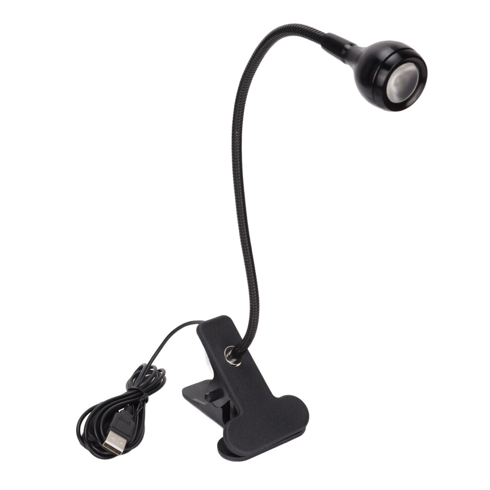 Light Uv Black For Resin Arts, Fluorescent Paint Detection Uv With Flexible Gooseneck Arm Portable Design 395Nm Wavelength Led Lamp For Nail Art
