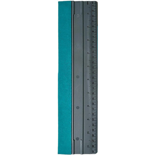 Professional wallpaper smoothing tool squeegee build in scale multipleuse felt pads for graphic installations 29 cm 1