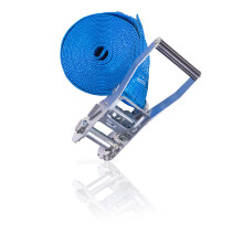 Ratchet Lashing Strap 1Piece 4000 daN 8 m Length Blue 8 m Single