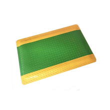 Work documents for standing, antifatigue mats, ergonomic floor mat, waterproof (Green, 70x60cm)
