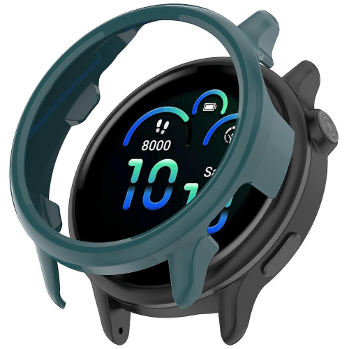 (Σκούρο πράσινο) Συμβατό με το Garmin Vivoactive 6 Case με κοίλο σκληρό κάλυμμα ρολογιο