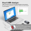 5-in-1 memory card reader, USB OTG adapter and SD card reader for USB C and USB A devices 3