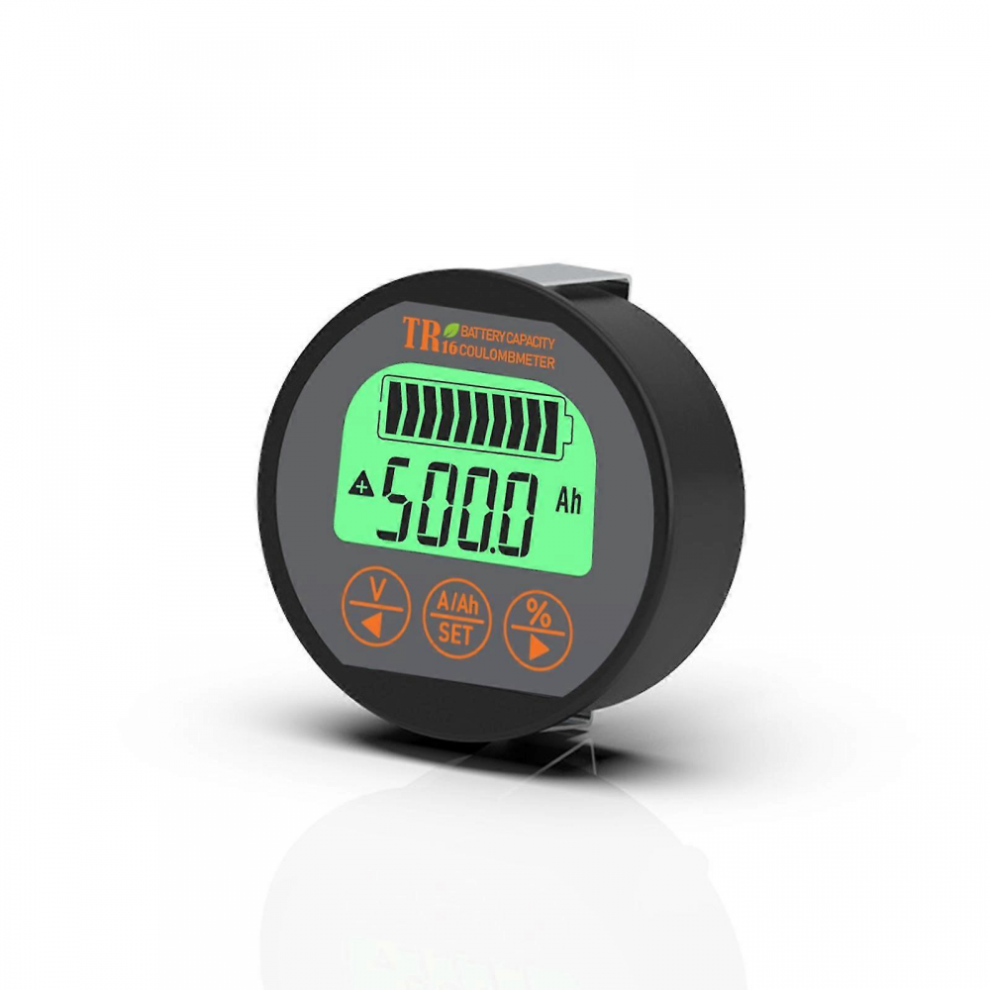 Tr16 Waterproof Battery Capacity Tester Voltage Current Lcd Display With Memory Function 6921102208849